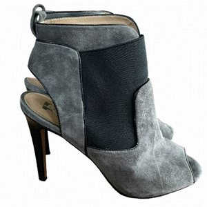 JOE’S Jeans Dare Suede Grey Black Heels 8.5